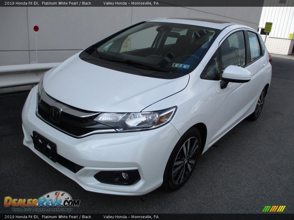 2019 Honda Fit EX Platinum White Pearl / Black Photo #9