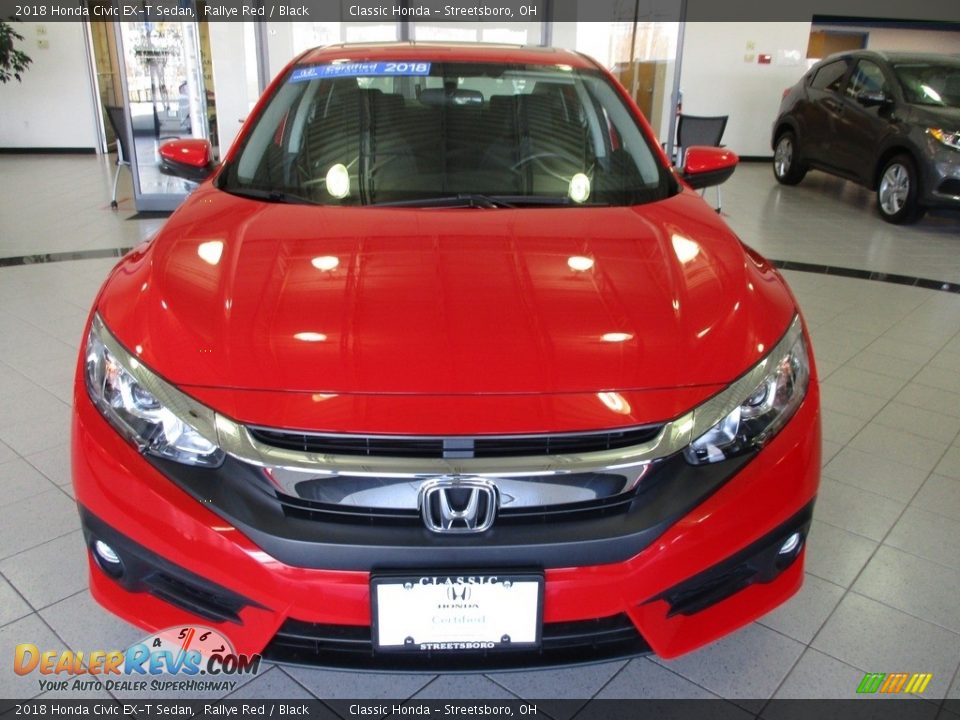 2018 Honda Civic EX-T Sedan Rallye Red / Black Photo #2