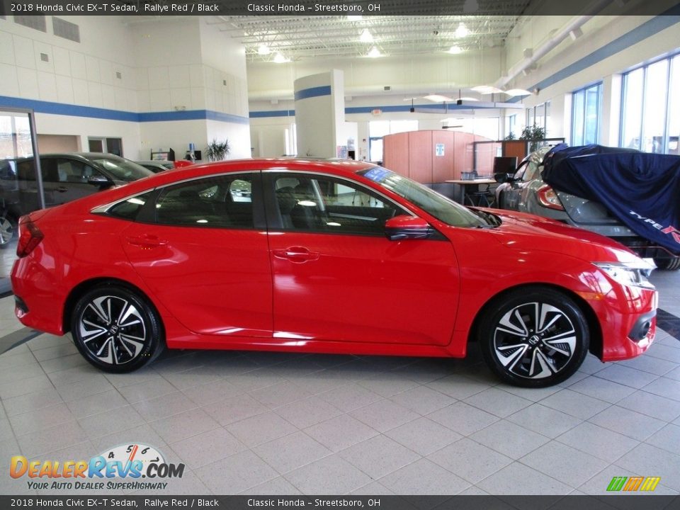 2018 Honda Civic EX-T Sedan Rallye Red / Black Photo #4