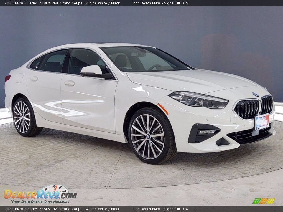 2021 BMW 2 Series 228i sDrive Grand Coupe Alpine White / Black Photo #27