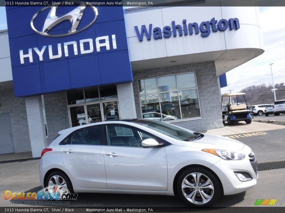 2013 Hyundai Elantra GT Silver / Black Photo #2