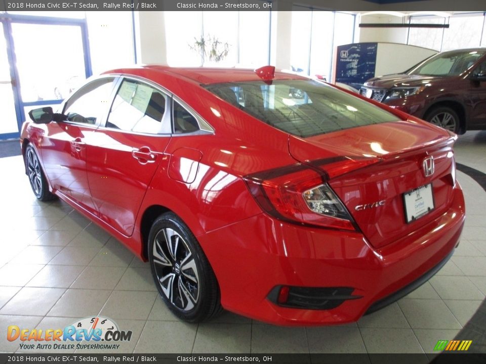 2018 Honda Civic EX-T Sedan Rallye Red / Black Photo #9