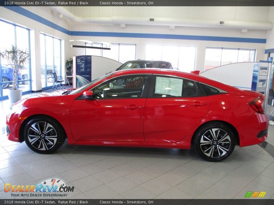 2018 Honda Civic EX-T Sedan Rallye Red / Black Photo #10