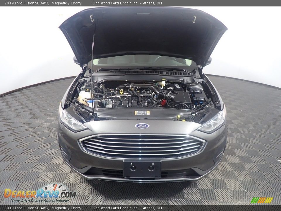 2019 Ford Fusion SE AWD Magnetic / Ebony Photo #7