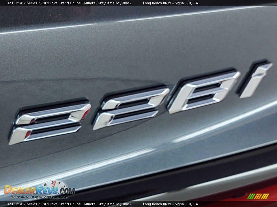 2021 BMW 2 Series 228i sDrive Grand Coupe Mineral Gray Metallic / Black Photo #8