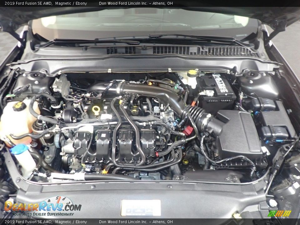 2019 Ford Fusion SE AWD Magnetic / Ebony Photo #8