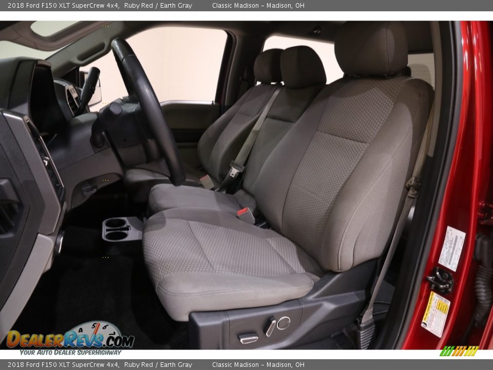 2018 Ford F150 XLT SuperCrew 4x4 Ruby Red / Earth Gray Photo #6