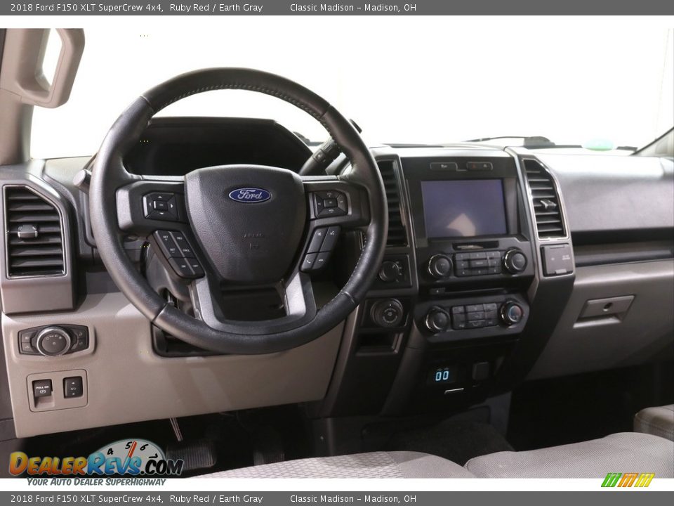 2018 Ford F150 XLT SuperCrew 4x4 Ruby Red / Earth Gray Photo #7