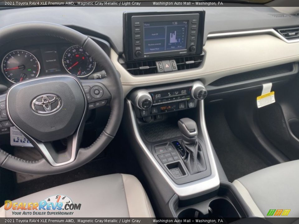 2021 Toyota RAV4 XLE Premium AWD Magnetic Gray Metallic / Light Gray Photo #3