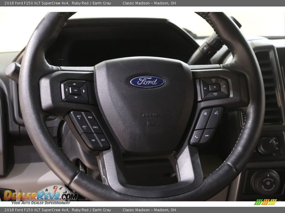 2018 Ford F150 XLT SuperCrew 4x4 Ruby Red / Earth Gray Photo #8