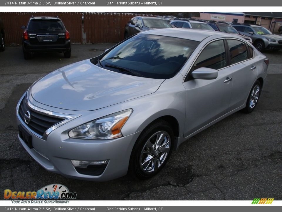 2014 Nissan Altima 2.5 SV Brilliant Silver / Charcoal Photo #1