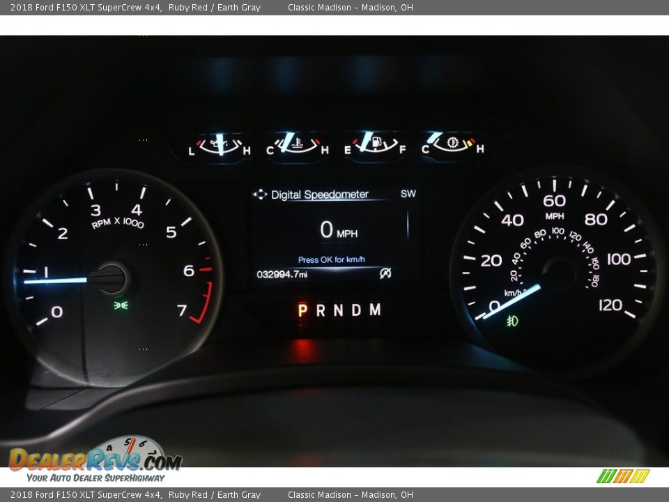 2018 Ford F150 XLT SuperCrew 4x4 Ruby Red / Earth Gray Photo #9
