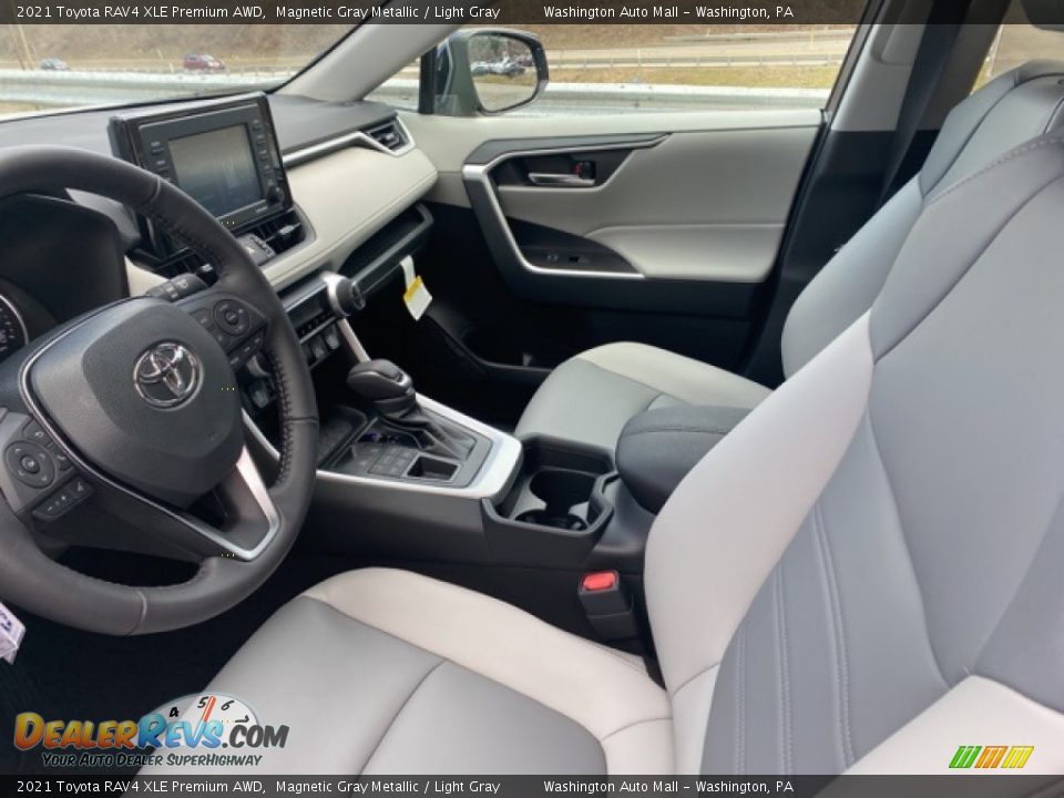 2021 Toyota RAV4 XLE Premium AWD Magnetic Gray Metallic / Light Gray Photo #4