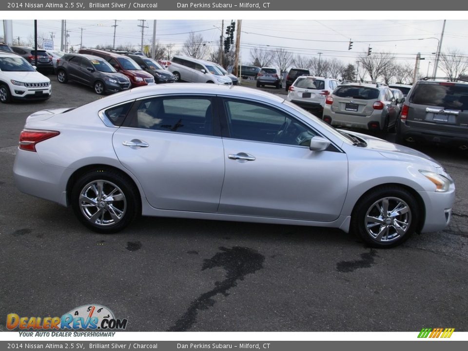 2014 Nissan Altima 2.5 SV Brilliant Silver / Charcoal Photo #4