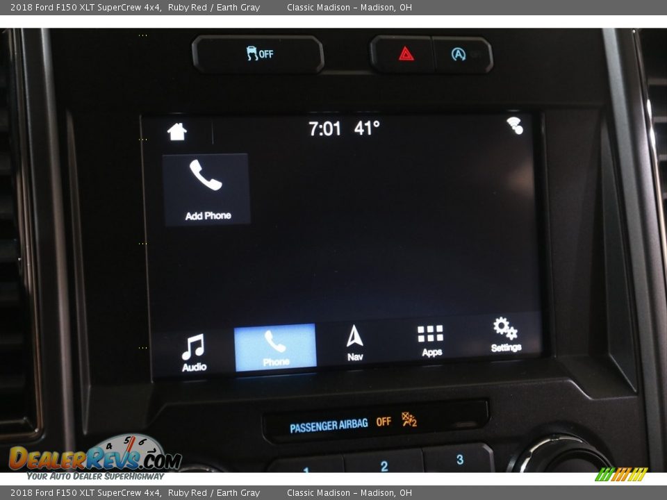 2018 Ford F150 XLT SuperCrew 4x4 Ruby Red / Earth Gray Photo #12