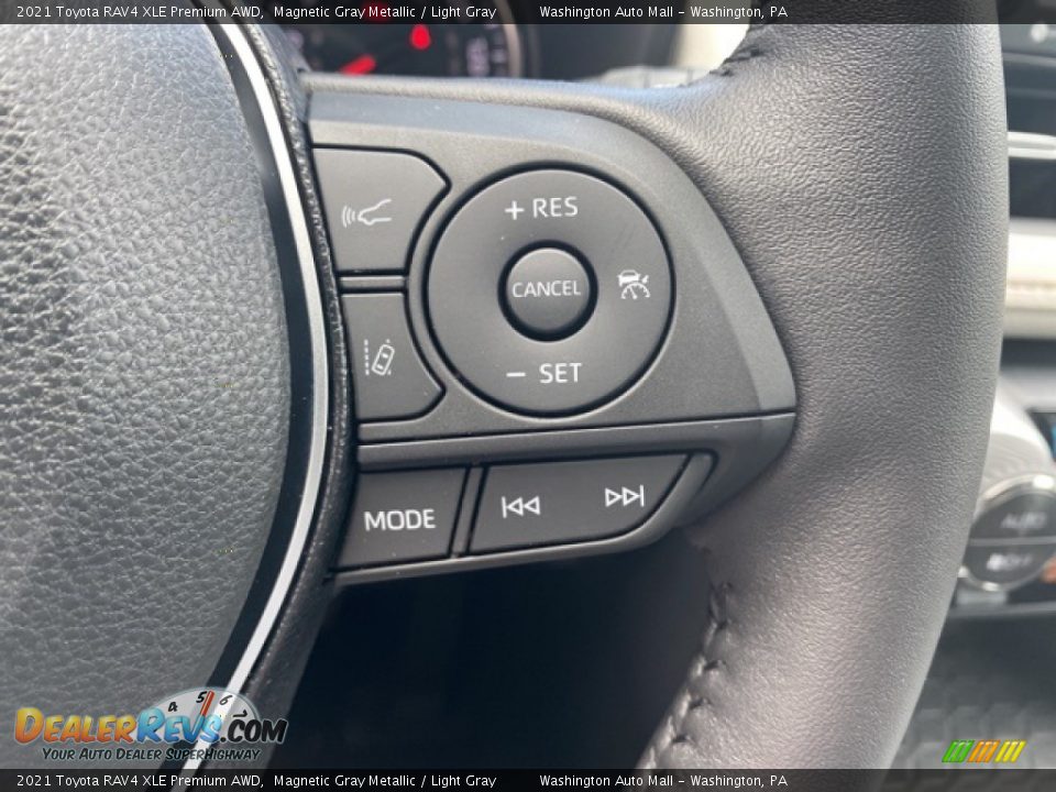 2021 Toyota RAV4 XLE Premium AWD Magnetic Gray Metallic / Light Gray Photo #7