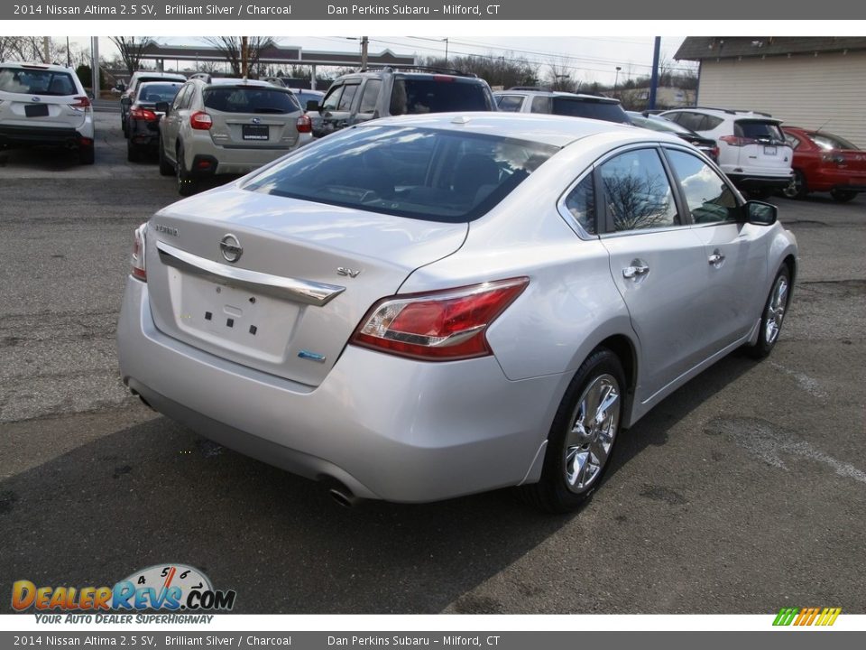 2014 Nissan Altima 2.5 SV Brilliant Silver / Charcoal Photo #5