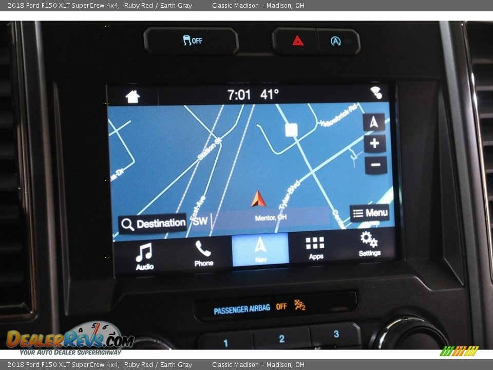 2018 Ford F150 XLT SuperCrew 4x4 Ruby Red / Earth Gray Photo #13