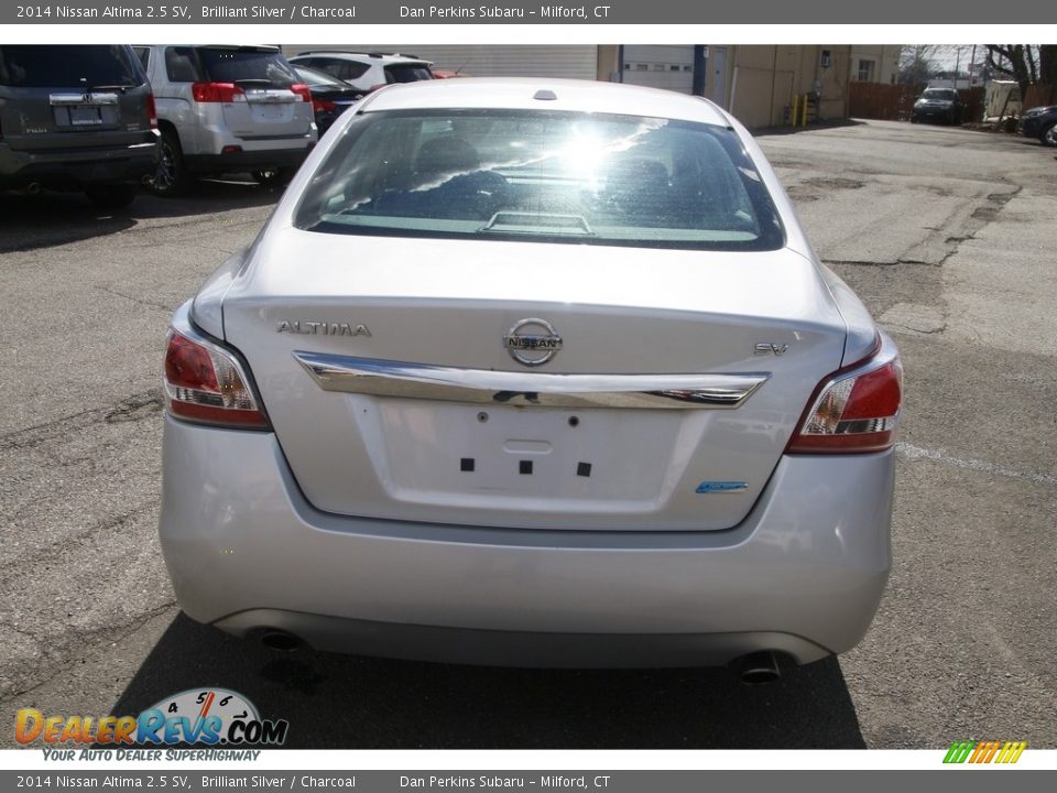 2014 Nissan Altima 2.5 SV Brilliant Silver / Charcoal Photo #6