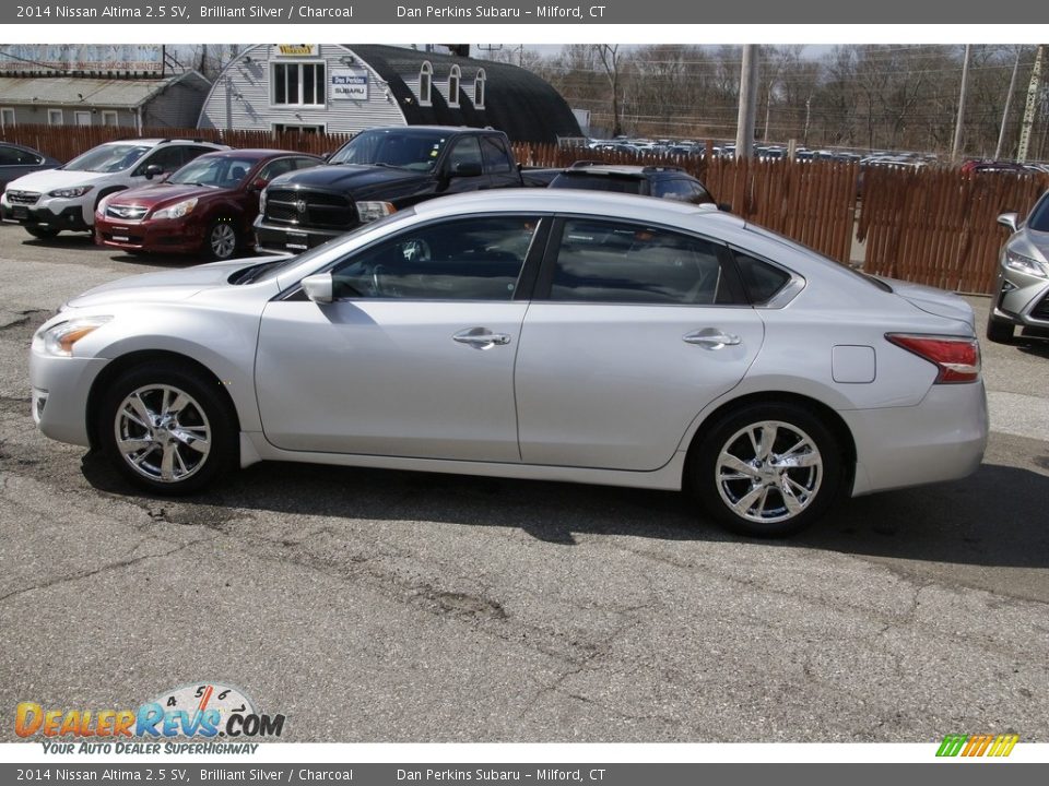 2014 Nissan Altima 2.5 SV Brilliant Silver / Charcoal Photo #8