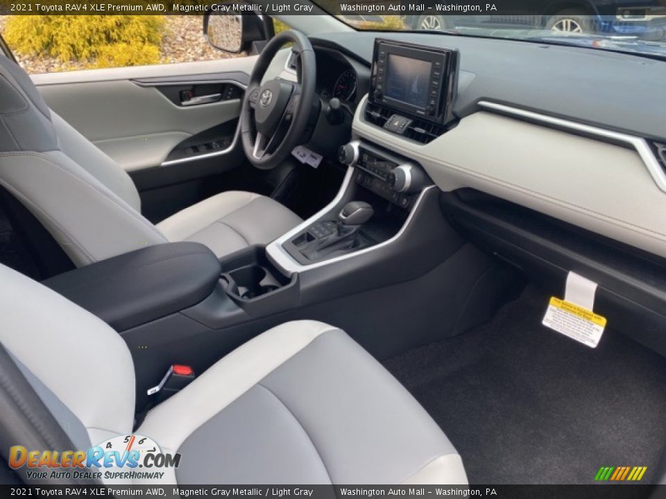 2021 Toyota RAV4 XLE Premium AWD Magnetic Gray Metallic / Light Gray Photo #11