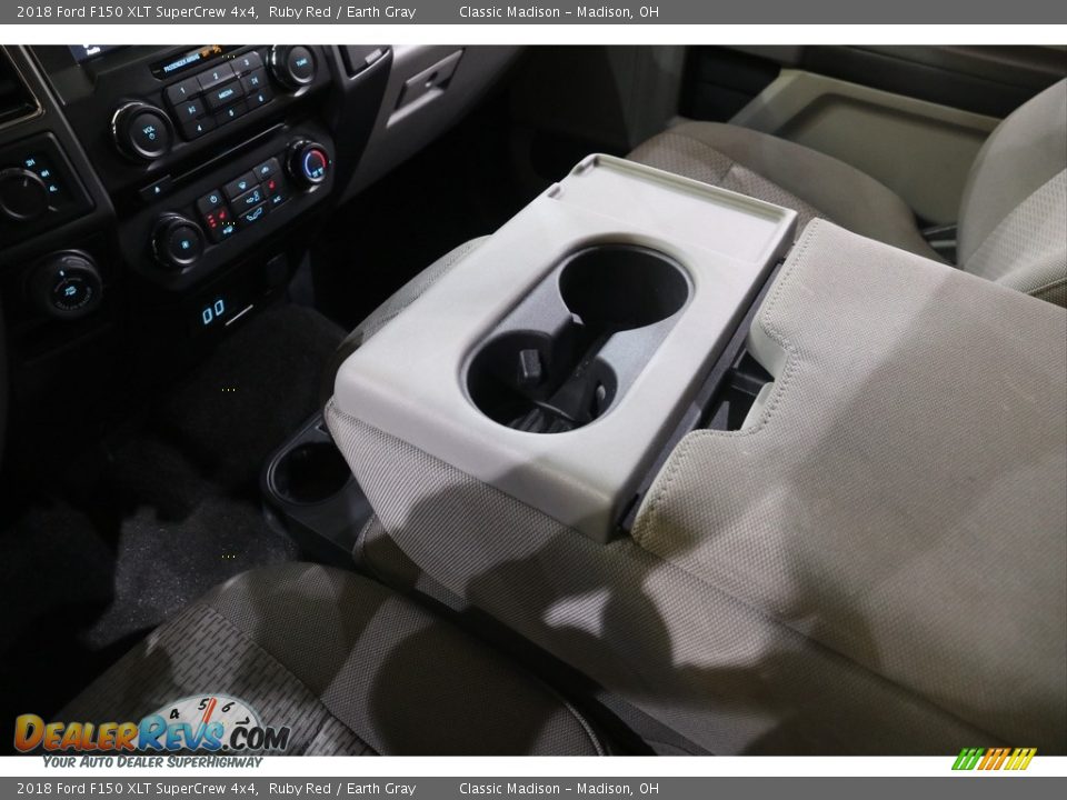 2018 Ford F150 XLT SuperCrew 4x4 Ruby Red / Earth Gray Photo #17