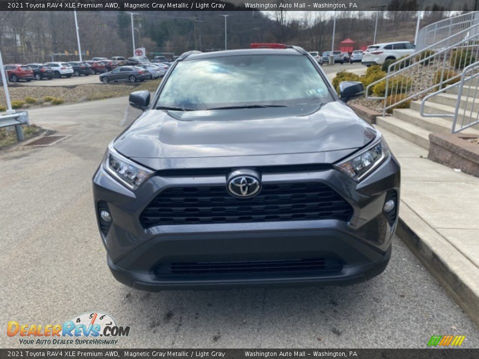 2021 Toyota RAV4 XLE Premium AWD Magnetic Gray Metallic / Light Gray Photo #12