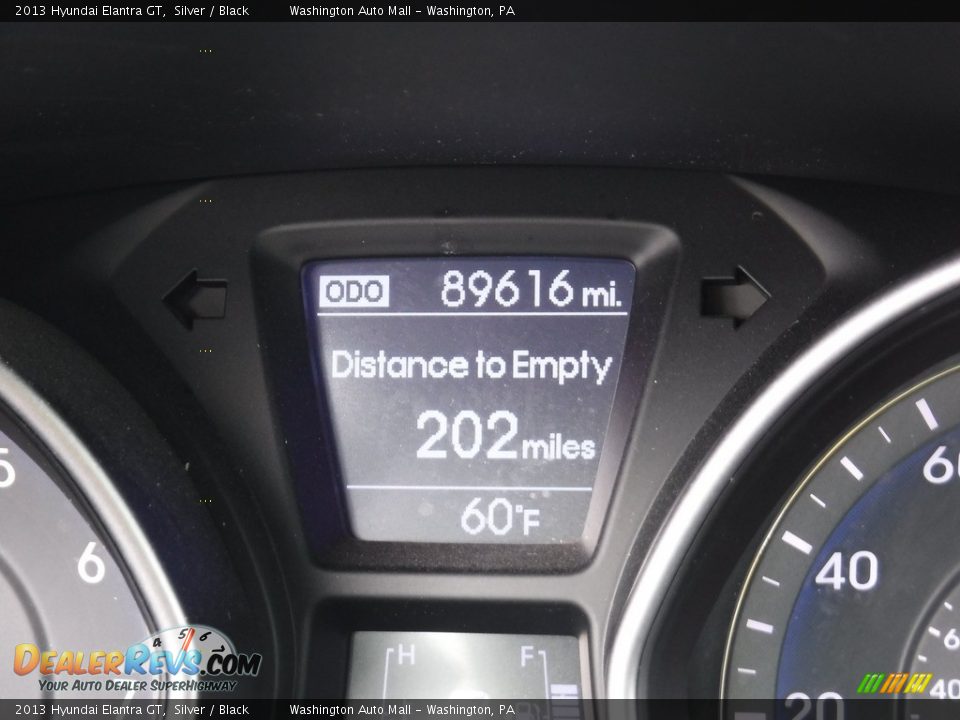 2013 Hyundai Elantra GT Silver / Black Photo #28