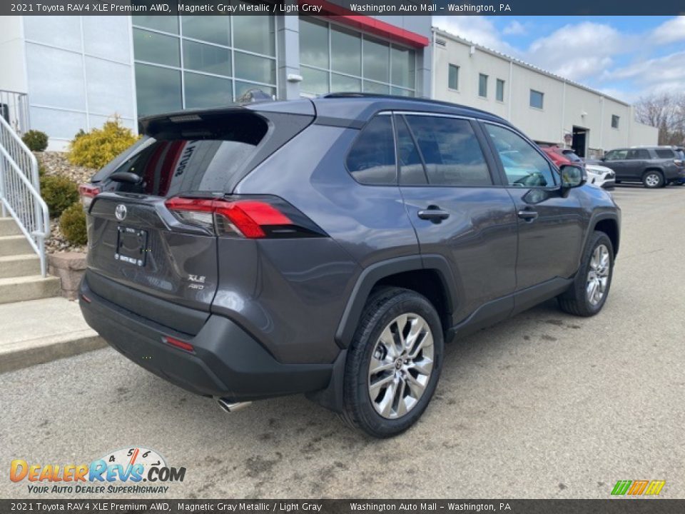 2021 Toyota RAV4 XLE Premium AWD Magnetic Gray Metallic / Light Gray Photo #14