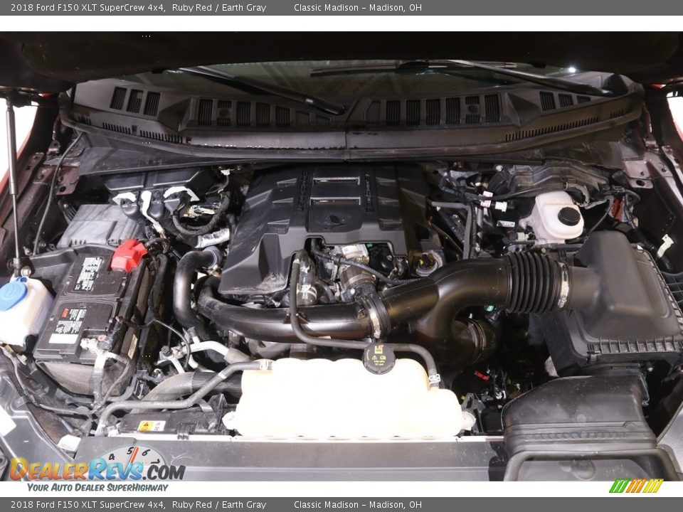 2018 Ford F150 XLT SuperCrew 4x4 Ruby Red / Earth Gray Photo #22