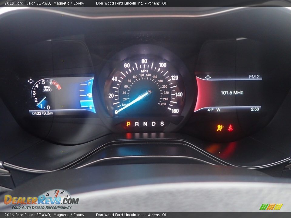 2019 Ford Fusion SE AWD Magnetic / Ebony Photo #30
