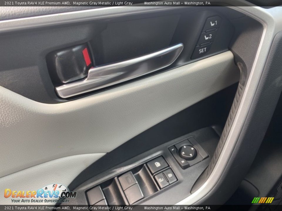 2021 Toyota RAV4 XLE Premium AWD Magnetic Gray Metallic / Light Gray Photo #20