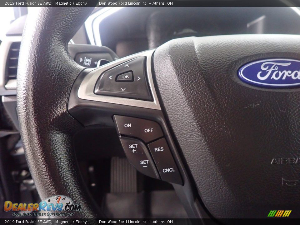 2019 Ford Fusion SE AWD Magnetic / Ebony Photo #31