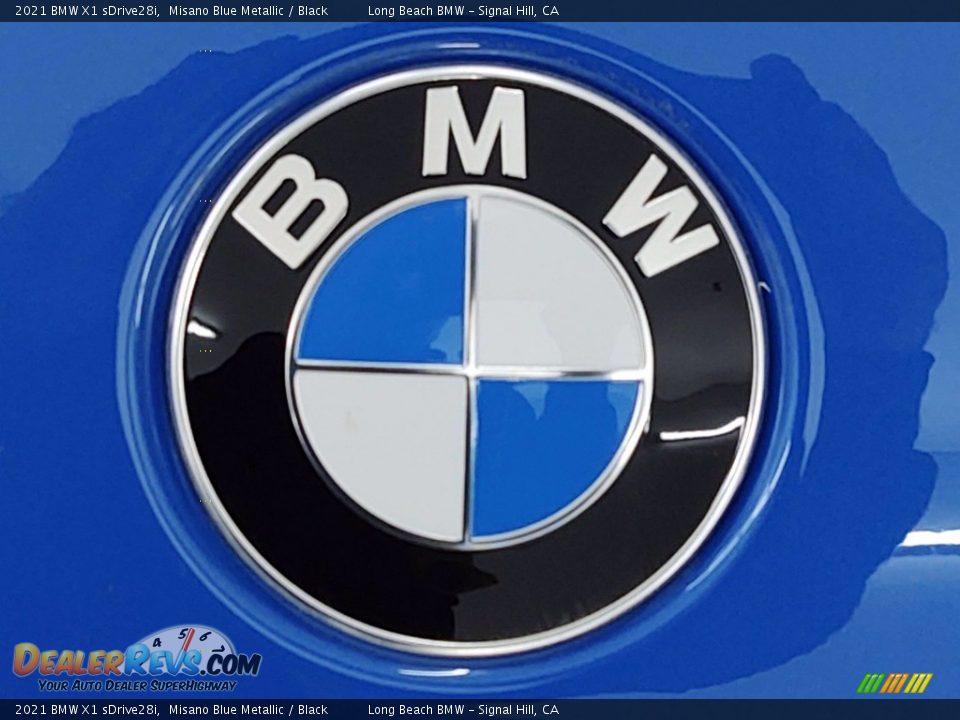 2021 BMW X1 sDrive28i Misano Blue Metallic / Black Photo #5