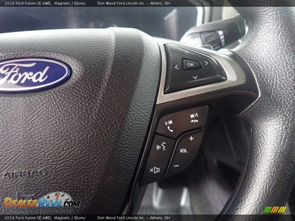 2019 Ford Fusion SE AWD Magnetic / Ebony Photo #32