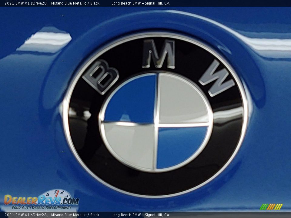 2021 BMW X1 sDrive28i Misano Blue Metallic / Black Photo #7