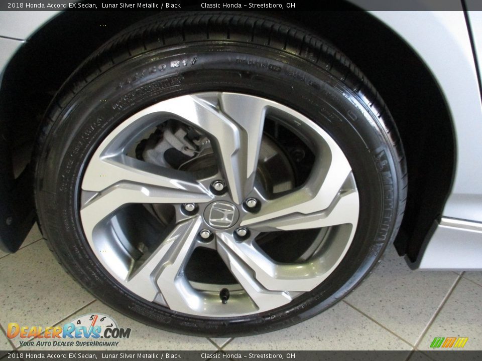 2018 Honda Accord EX Sedan Lunar Silver Metallic / Black Photo #6