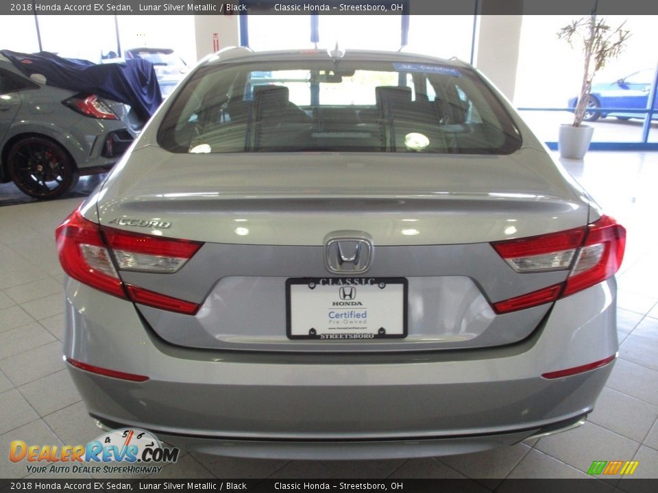 2018 Honda Accord EX Sedan Lunar Silver Metallic / Black Photo #8