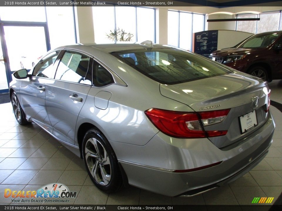 2018 Honda Accord EX Sedan Lunar Silver Metallic / Black Photo #9