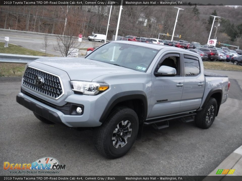 2019 Toyota Tacoma TRD Off-Road Double Cab 4x4 Cement Gray / Black Photo #13