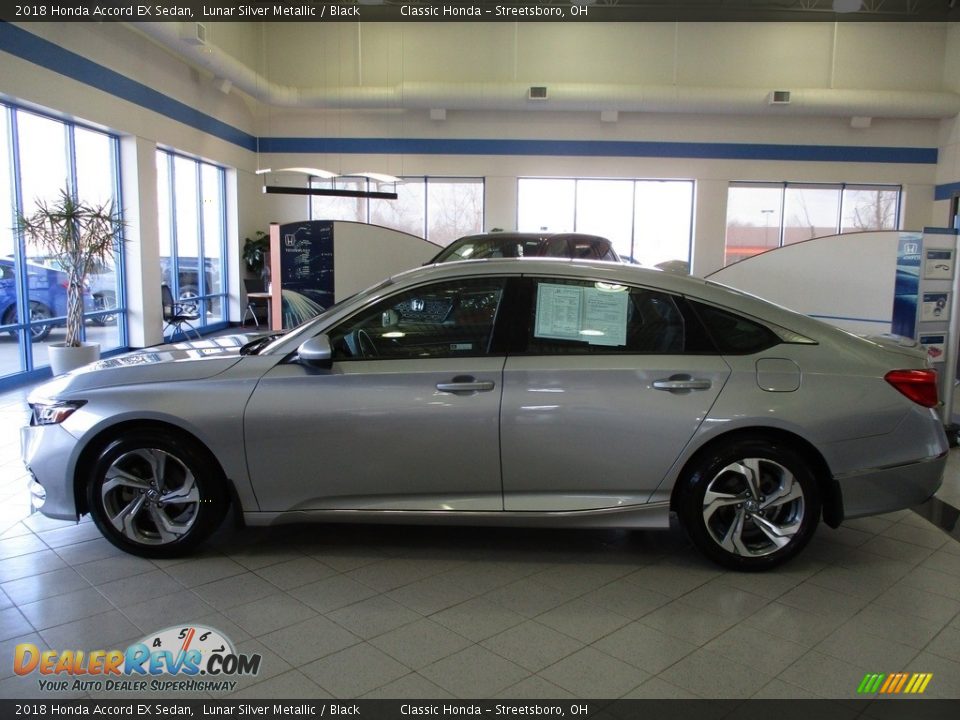 2018 Honda Accord EX Sedan Lunar Silver Metallic / Black Photo #10