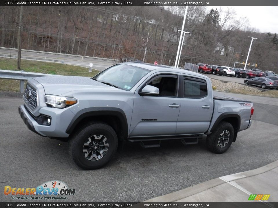 2019 Toyota Tacoma TRD Off-Road Double Cab 4x4 Cement Gray / Black Photo #14