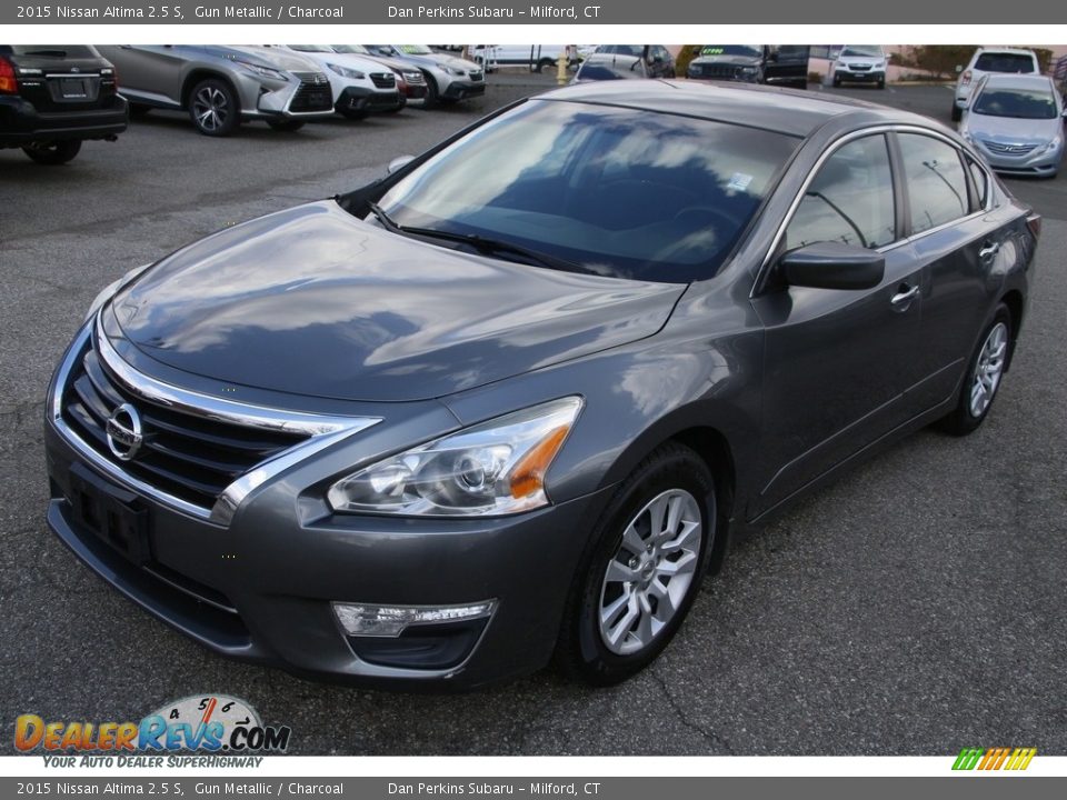 2015 Nissan Altima 2.5 S Gun Metallic / Charcoal Photo #1