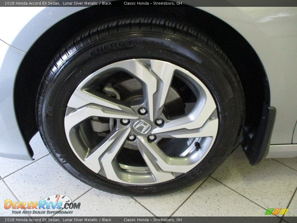 2018 Honda Accord EX Sedan Lunar Silver Metallic / Black Photo #12