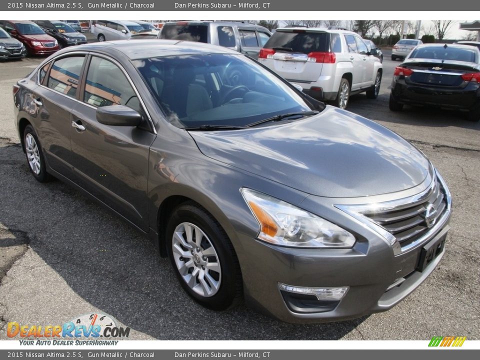 2015 Nissan Altima 2.5 S Gun Metallic / Charcoal Photo #3