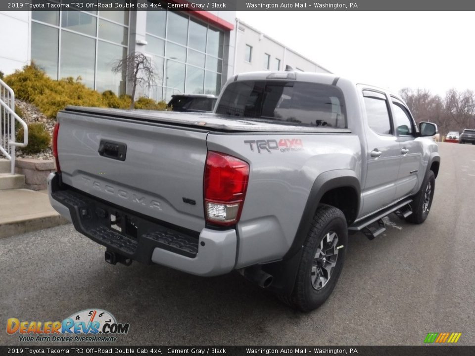2019 Toyota Tacoma TRD Off-Road Double Cab 4x4 Cement Gray / Black Photo #17