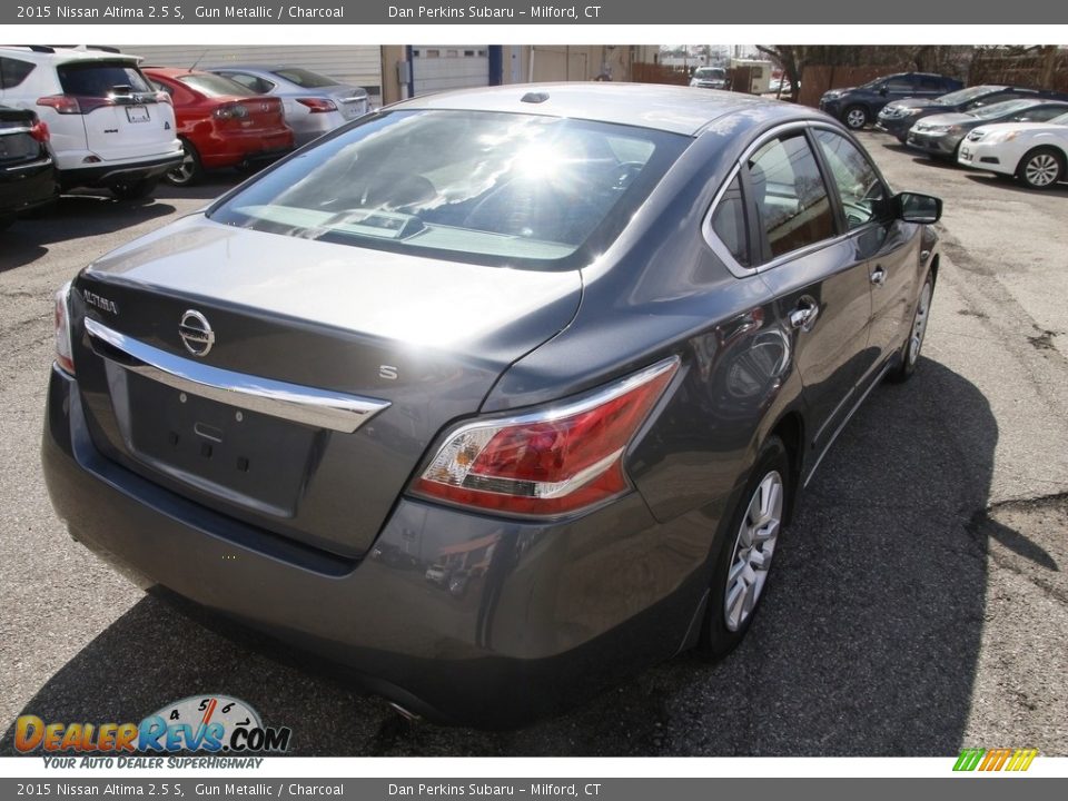 2015 Nissan Altima 2.5 S Gun Metallic / Charcoal Photo #5