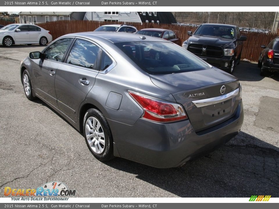 2015 Nissan Altima 2.5 S Gun Metallic / Charcoal Photo #7