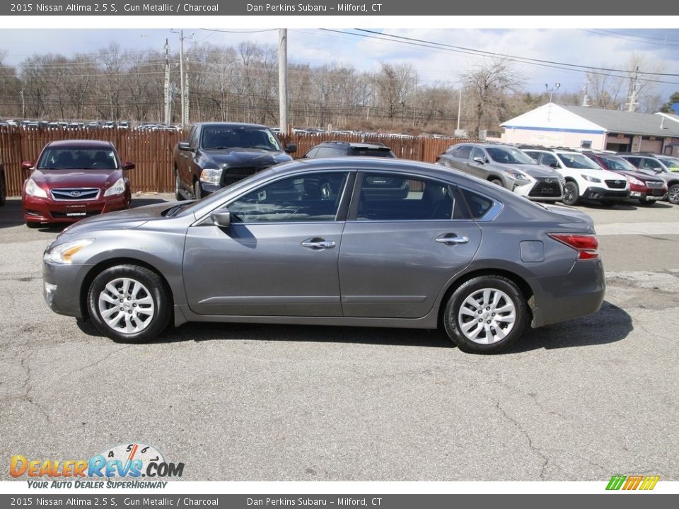 2015 Nissan Altima 2.5 S Gun Metallic / Charcoal Photo #8