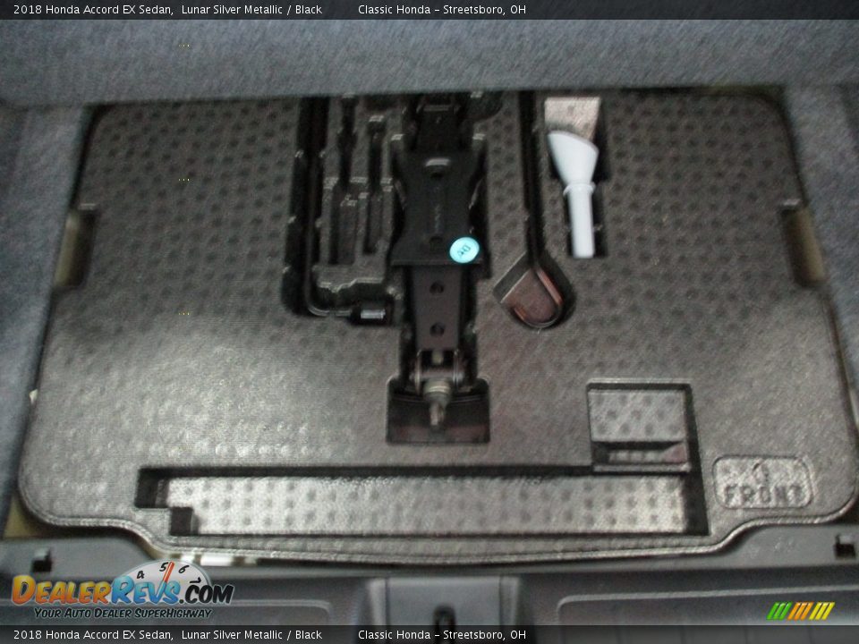 2018 Honda Accord EX Sedan Lunar Silver Metallic / Black Photo #22